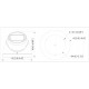 Eye ball AV PENTABRID Switch sur câble 8MP 3.7x11mm Zoom IR30m IP67 IK10 12Vdc Dahua