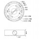 Boite de raccordement alu Dahua