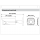 Bullet DAHUA IP 2MP 5.1x61.2mm Zoom x12 IR100m IP66 Wdr 12Vdc/POE