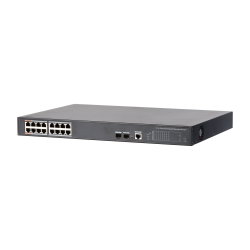 Switch Dahua PoE Gigabit 16 ports Hi-PoE 60w - PFS4218-16GT-240