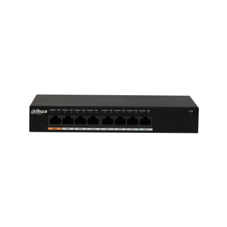 Switch Dahua 8 ports Gigabit PoE - PFS3008-8GT-96