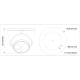 Eye ball DAHUA 4MP H265 2.8 mm AUDIO IR50m IP67 12V/POE Micro SD
