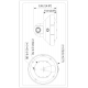 Dahua Caméra IP 2MP Multi-Sensor Network Camera-PTZ - PSDW5231S-B120