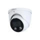 Dahua Caméra réseau WizSense à globe oculaire à focale fixe et à dissuasion active à double éclairage intelligent de 5 MP